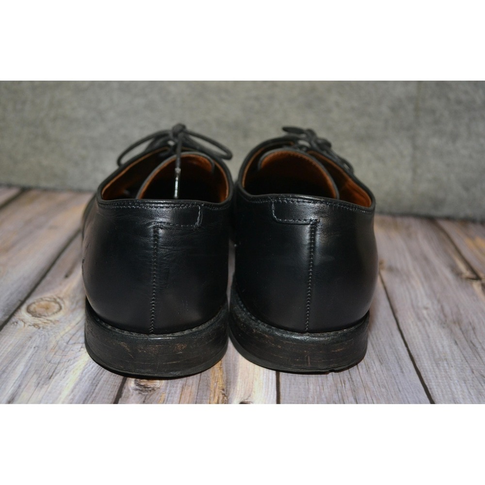 Allen Edmonds Boulevard Shoes Mens 12 D Black Leather Cap Toe Derby Dress 7482 - Picture 7 of 16